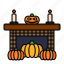 decoration, halloween, pumpkin, scary 