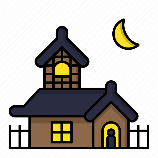 Halloween, haunted house, horror, scary icon - Download on Iconfinder
