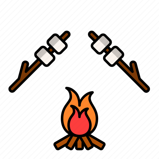 Candy, halloween, marshmallows, roast icon - Download on Iconfinder