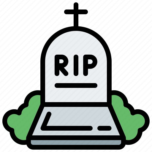 Gravestone, graveyard, rip, tombstone icon - Download on Iconfinder