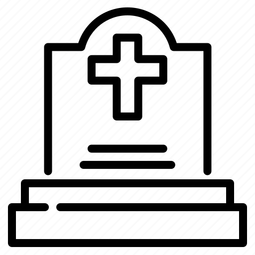 Cemetery, death, grave, graveyard, halloween, scary, tombstone icon - Download on Iconfinder