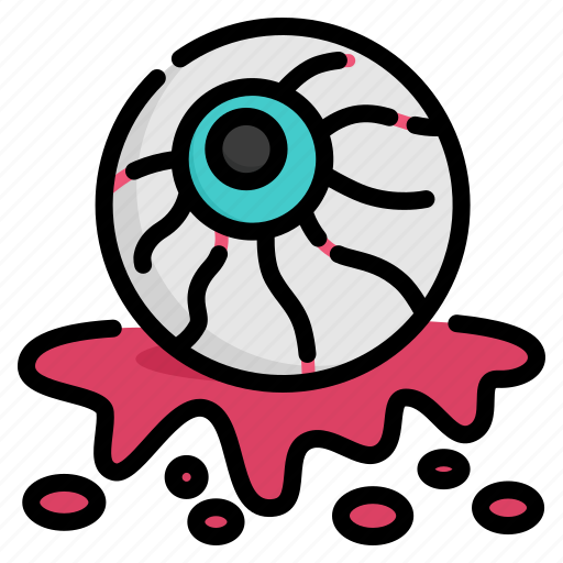 Blood, evil, eye, halloween, horror, scary, spooky icon - Download on Iconfinder