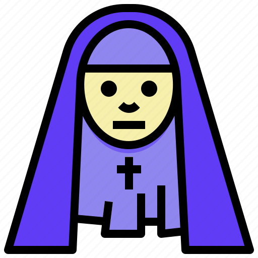 Christian, demon, halloween, nightmare, nuns icon - Download on Iconfinder