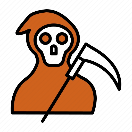 Death, grim reaper, scythe, skull icon - Download on Iconfinder