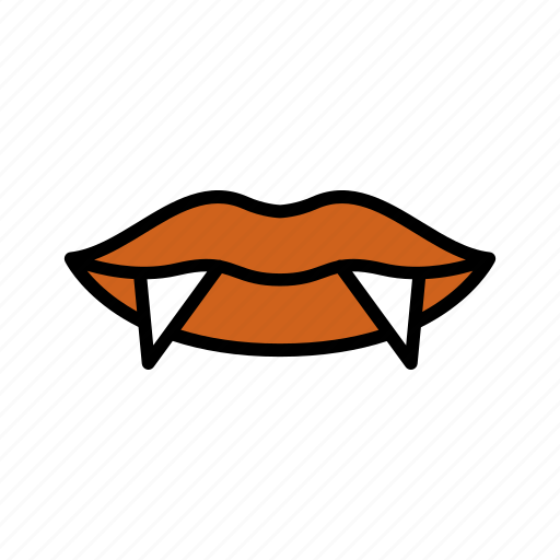 Fangs, lips, mouth icon - Download on Iconfinder