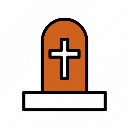 Cross, grave, gravestone icon - Download on Iconfinder