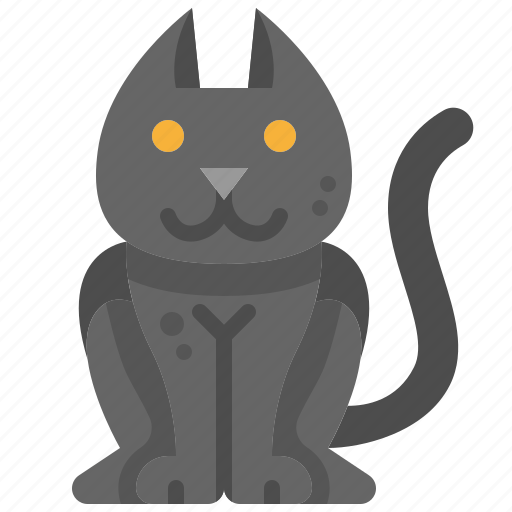Pet, black, zoo, mammal, animal, cat, cute icon - Download on Iconfinder