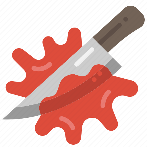 Weapon, props, blood, knife, murder icon - Download on Iconfinder