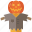 halloween, decoration, scarecrow, ornament, pumpkin, rural, farm 