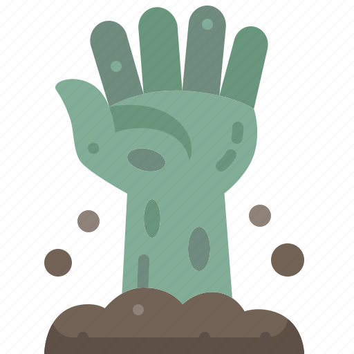 Hand, zombie, graveyard, gesture, monster icon - Download on Iconfinder