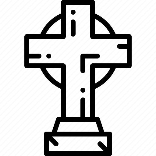 Graveyard, tomb, cemetery, cross, tombstone, funeral, christian icon - Download on Iconfinder