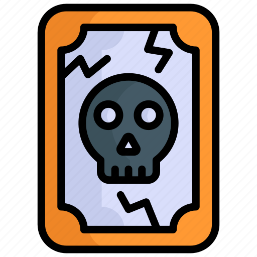 Selfie, spooky, ghost, skull, horror, scary, halloween icon - Download on Iconfinder