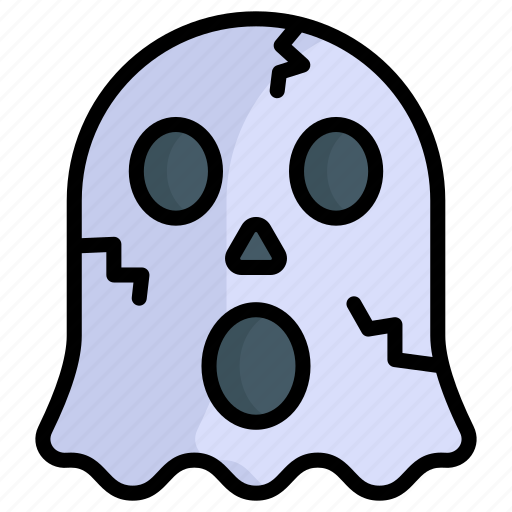 Ghost, spooky, skull, zombie, horror, scary, halloween icon - Download on Iconfinder