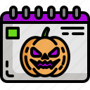 halloween, event, calendar, october, sketch, page