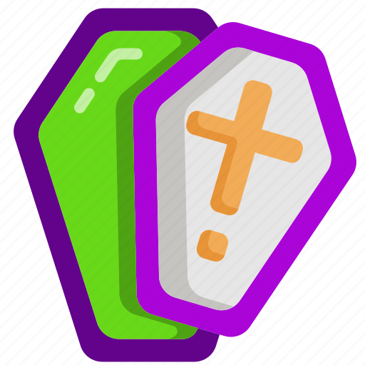 Coffin, terror, spooky, frightening, scary, horror, death icon - Download on Iconfinder
