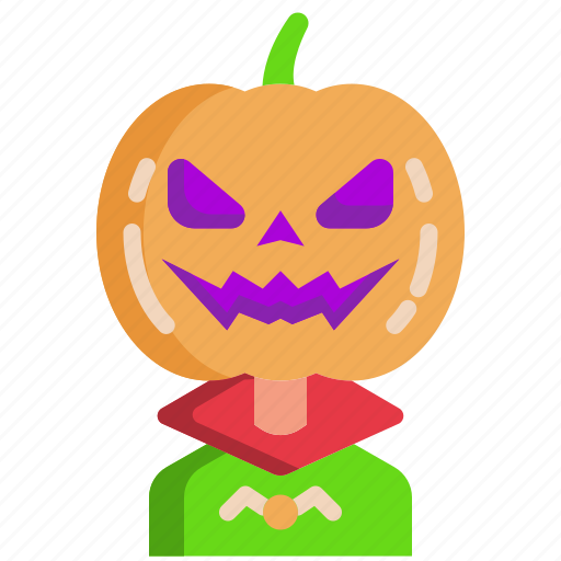 Lantern, spooky, terror, scary, character, costume, pumpkin icon - Download on Iconfinder