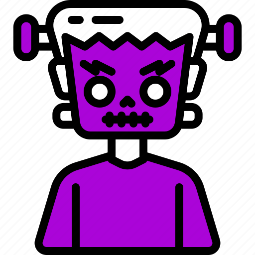 Frankestein, costume, spooky, scary, character, halloween, party icon - Download on Iconfinder