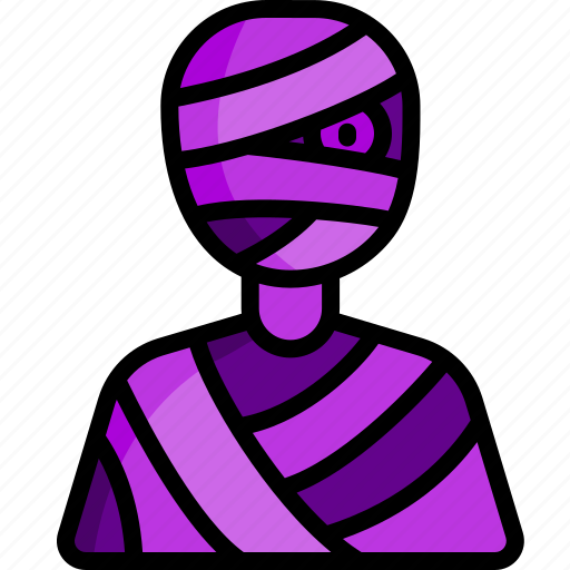 Mummy, spooky, character, costume, halloween, party, avatar icon - Download on Iconfinder