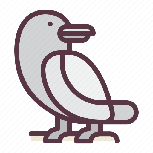 Crow, halloween, animal, bird icon - Download on Iconfinder