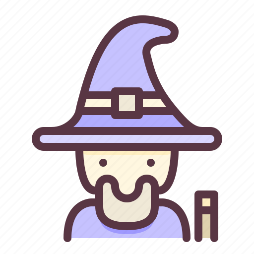 Wizard, halloween, costume, character, avatar icon - Download on Iconfinder