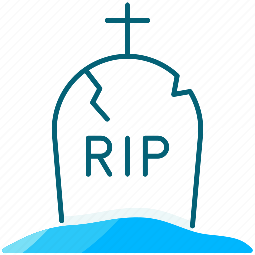 Tombstone, grave, rip, halloween, horror icon - Download on Iconfinder