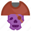 pirate, skull, hat, miscellaneous, halloween 