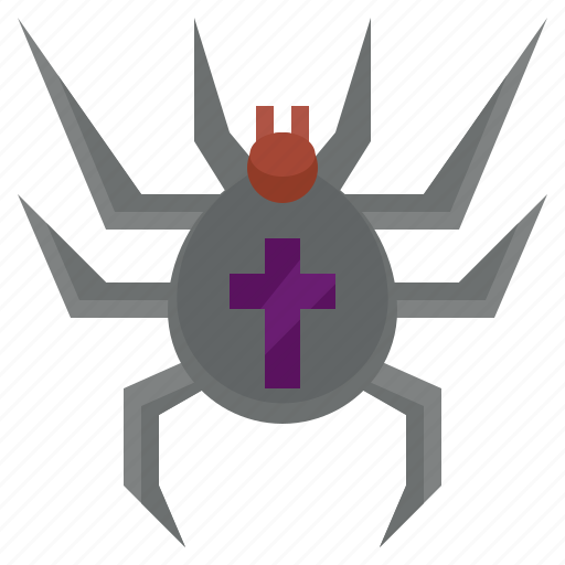 Spider, insect, scary, cross, halloween icon - Download on Iconfinder