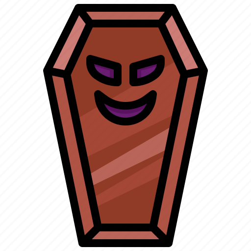 Coffin, death, halloween, box, scary icon - Download on Iconfinder