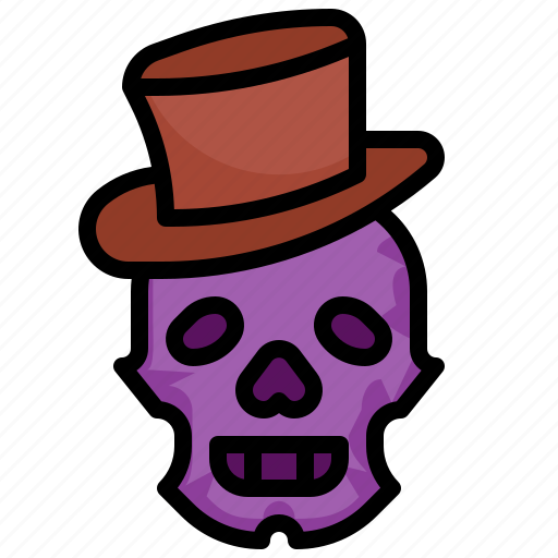 Death, dead, corpse, hat, halloween icon - Download on Iconfinder