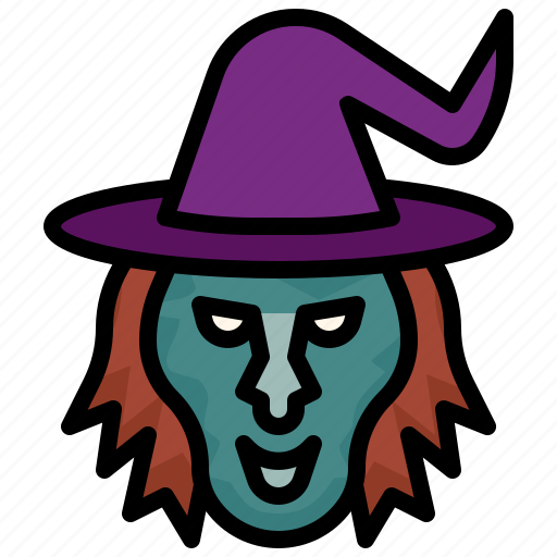 Witch, magic, witchcraft, scary, halloween icon - Download on Iconfinder