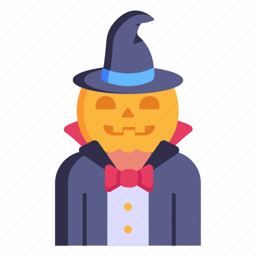 Pumpkin costume, pumpkin avatar, halloween character, halloween pumpkin, creepy icon - Download on Iconfinder