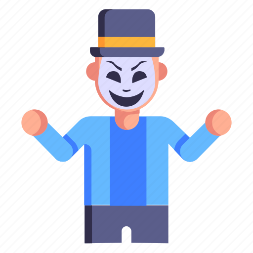 Joker, clown, evil clown, buffoon, scary clown icon - Download on Iconfinder