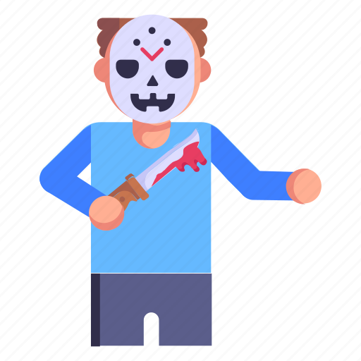 Murderer, killer, halloween character, knife, blood icon - Download on Iconfinder