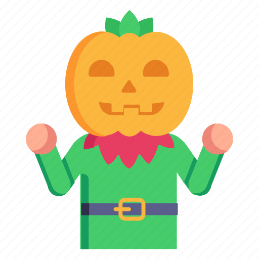Halloween pumpkin, pumpkin costume, carved pumpkin, pumpkin, halloween character icon - Download on Iconfinder
