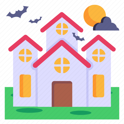 Haunted house, halloween house, scary house, scary home, spooky house icon - Download on Iconfinder
