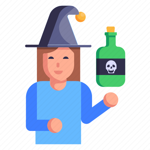 Magic drink, elixir, magic potion, flask, poison icon - Download on Iconfinder