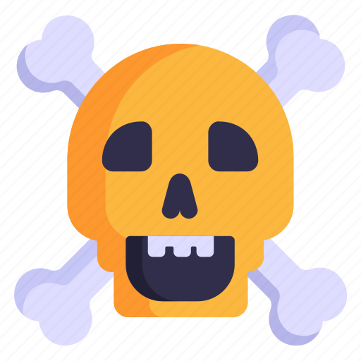Cranium, skull, skullcap, crossbones, headbones icon - Download on Iconfinder