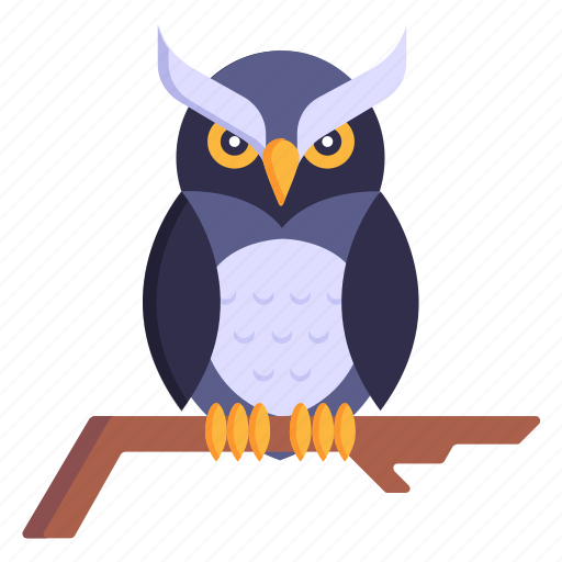 Night bird, owl, bird, strigiformes, creature icon - Download on Iconfinder
