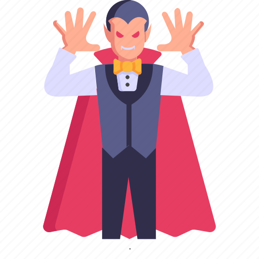 Vampire, vamp, monster, evil, scary dracula icon - Download on Iconfinder