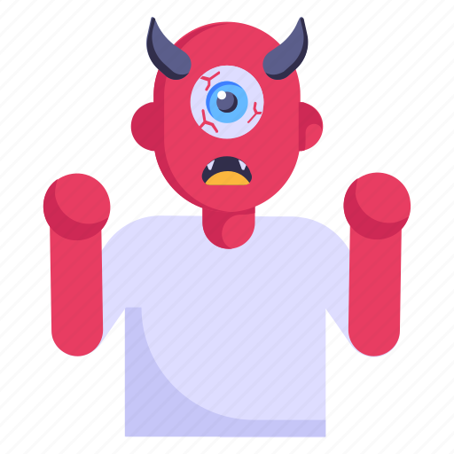 Evil, devil, monster, demon, evil character icon - Download on Iconfinder
