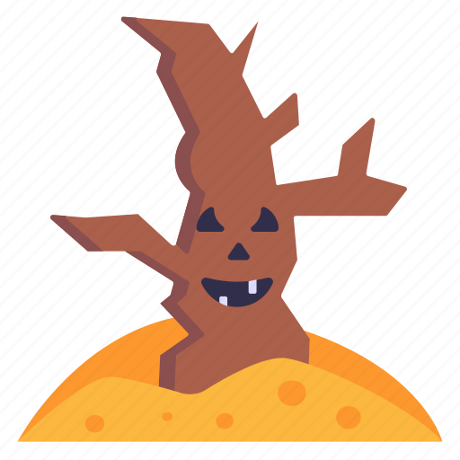 Halloween tree, scary tree, spooky tree, barren tree, naked tree icon - Download on Iconfinder