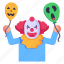 horror balloons, halloween balloons, clown, balloons, halloween character 