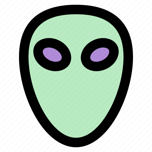 Alien, mask, halloween, fest, face icon - Download on Iconfinder