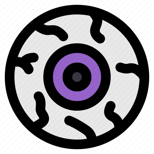 Eyeball, eye, halloween, horror, scary icon - Download on Iconfinder