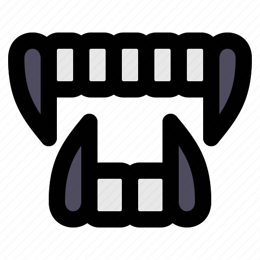 Fang, tooth, halloween, horror, scary icon - Download on Iconfinder