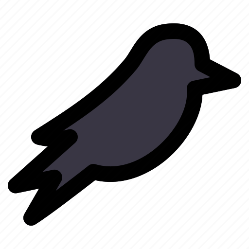 Raven, crow, bird, halloween, horror icon - Download on Iconfinder
