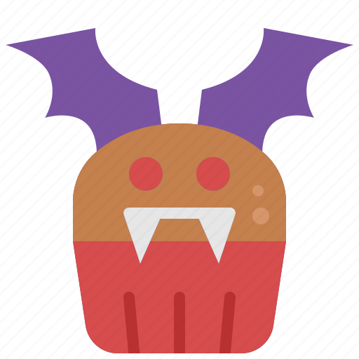 Cupcake, monster, cake, halloween, party, dessert, bakery icon - Download on Iconfinder