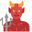 devil, demon, evil, costume, halloween, avatar, character 