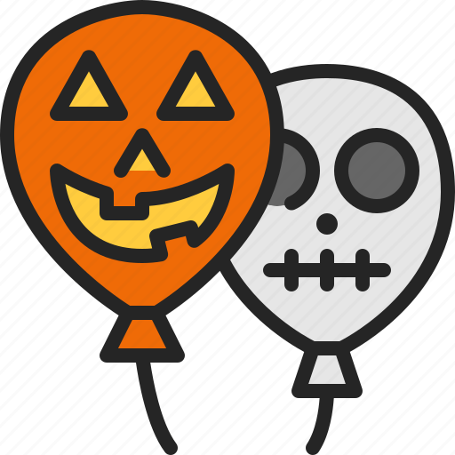 Balloon, halloween, party, decoration, event, air, ornament icon - Download on Iconfinder