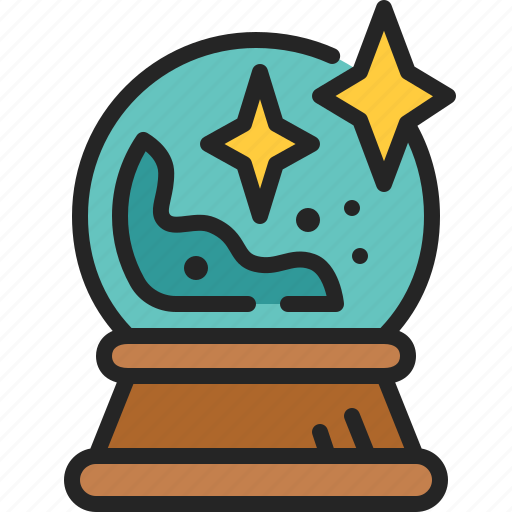 Crystal, ball, fortune, magic, halloween, globe, future icon - Download on Iconfinder